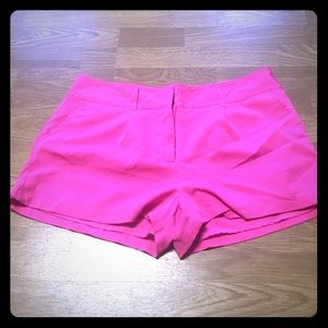 Pink dress shorts