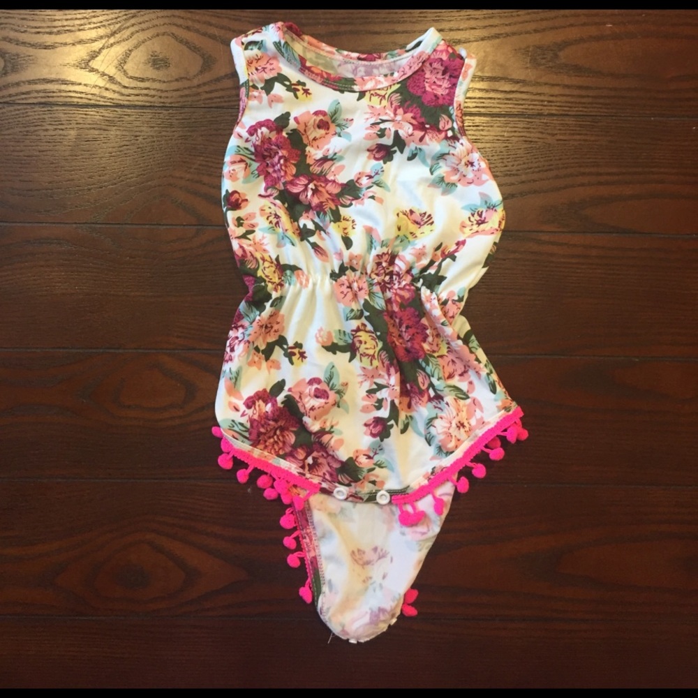 Baby Girl Floral Jumper 6-9 Months