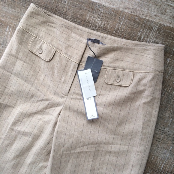 Ann Taylor Margo wool-shell stretch capris - Picture 2 of 4