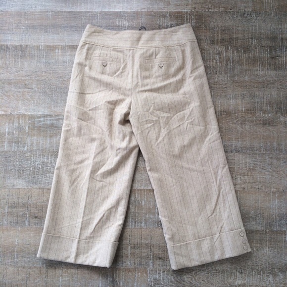 Ann Taylor Margo wool-shell stretch capris - Picture 3 of 4