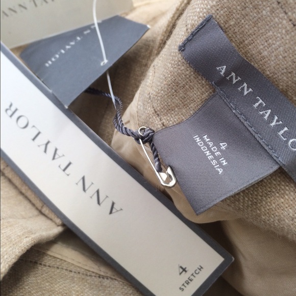 Ann Taylor Margo wool-shell stretch capris - Picture 4 of 4