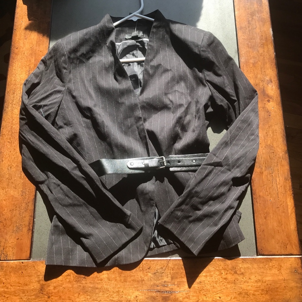 Brand new belted blazer
