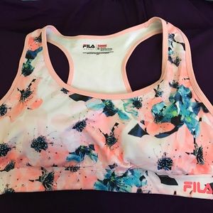 Fila floral sports bra