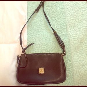 Dooney & Bourke Black Leather Cross-Body