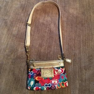 Authentic Coach cross body purse