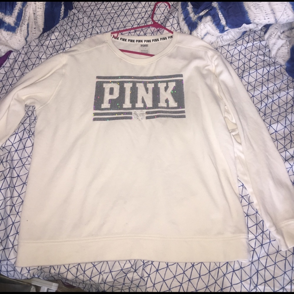 Vs pink sequined pullover
