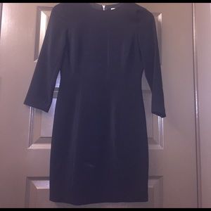 Michael Kors fitted, back zip dress