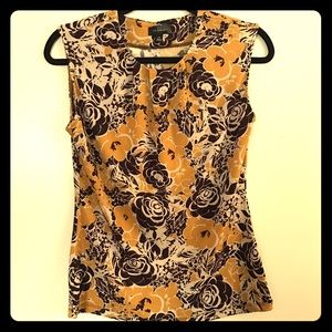The Limited Floral Print Shell Tank