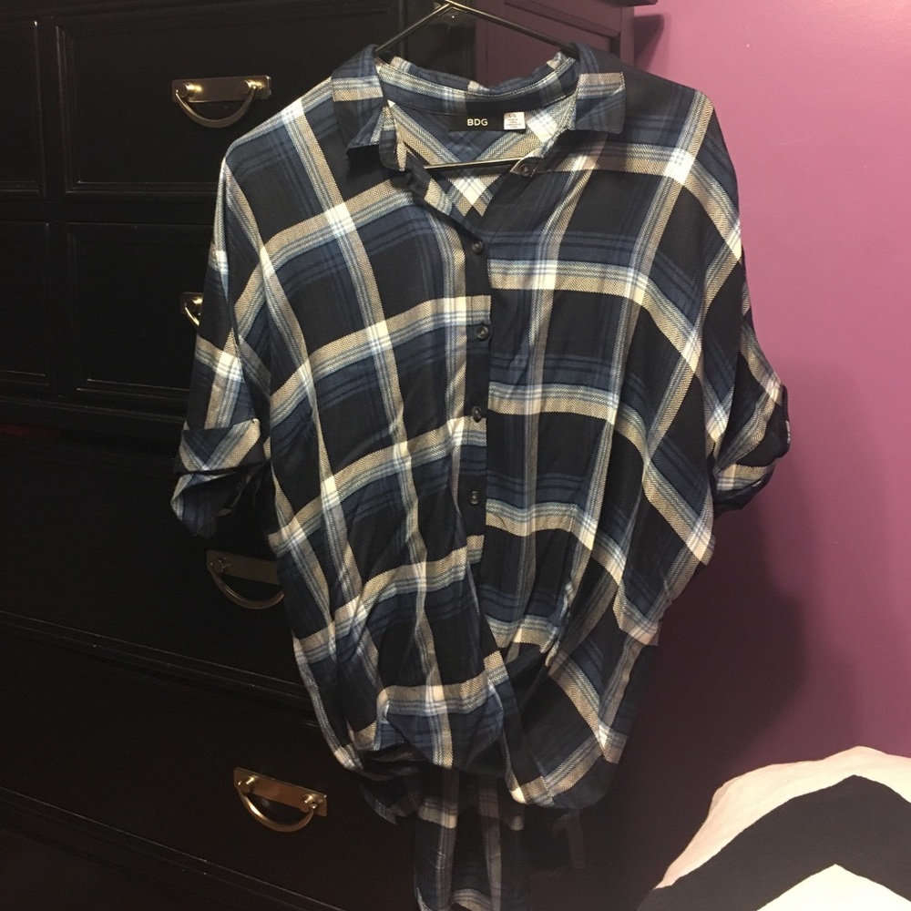 BDG Plaid Button up Shirt