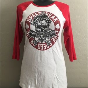Speed Freak Baseball Tee