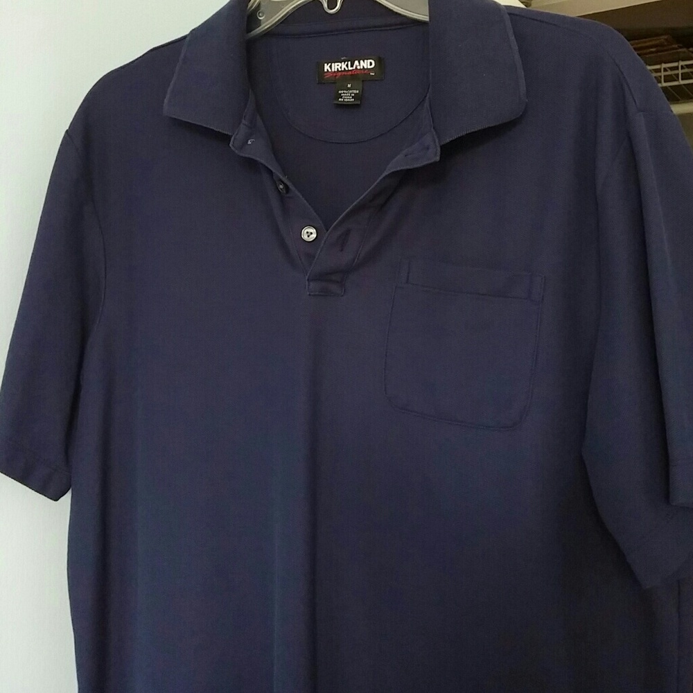Kirkland navy polo