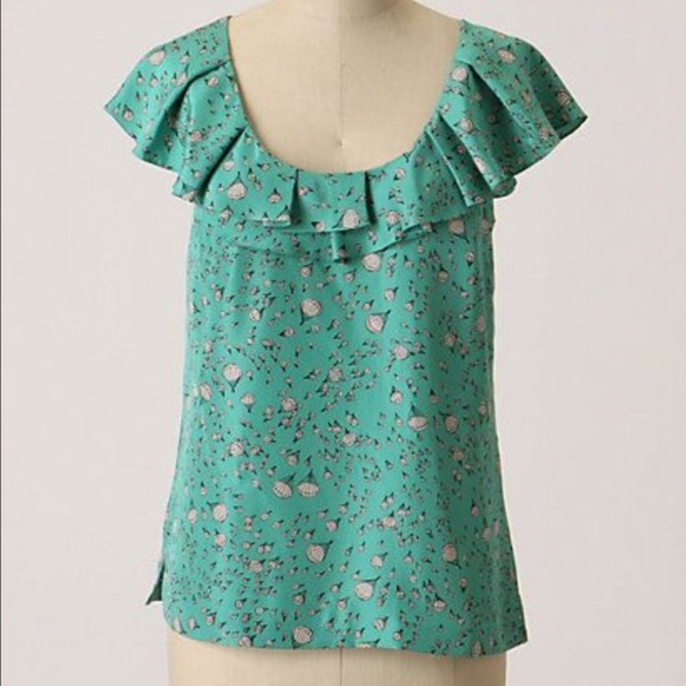 Anthropologie Fei ruffled hot air balloon top 6