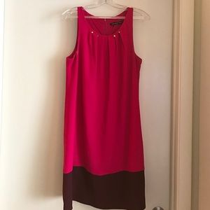 Ivanka Trump pink color block dress