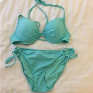 Victoria's Secret ruffle triangle bikini & bottom