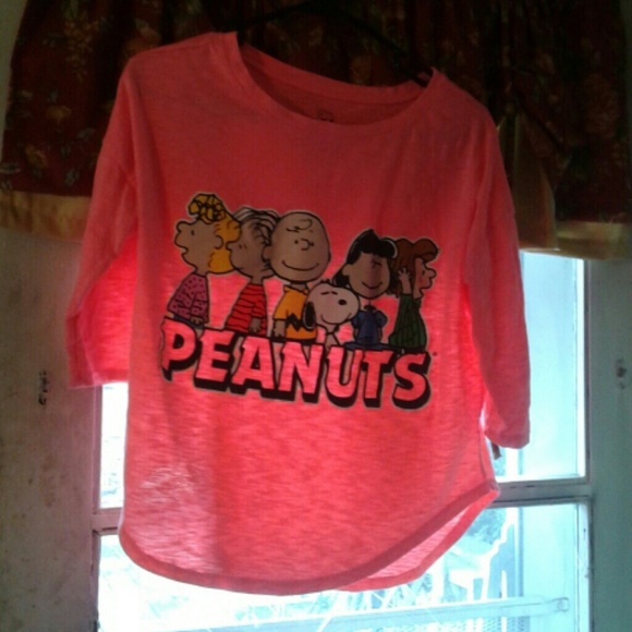 peanuts baseball shirt