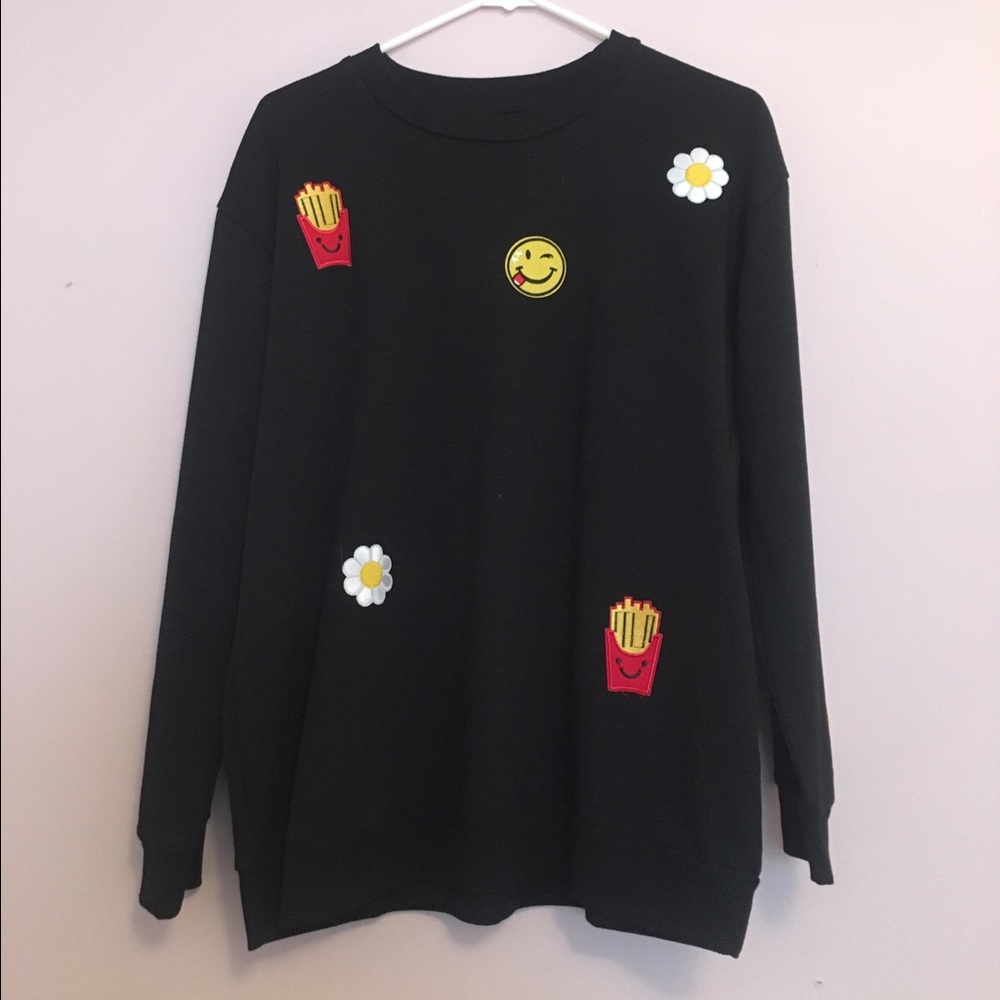 Forever 21 Patches Sweatshirt