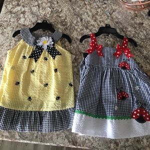Set of 2 rare editions beautiful sun dresses