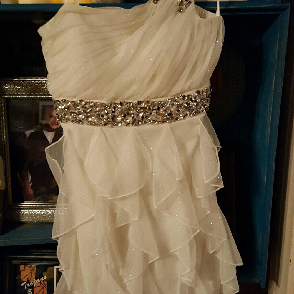 Off white formal dress