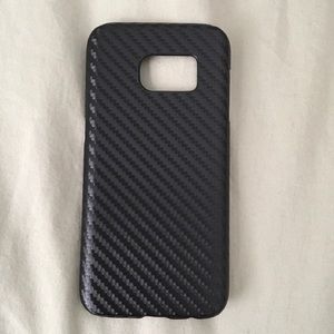 Black snap on case for Samsung S7