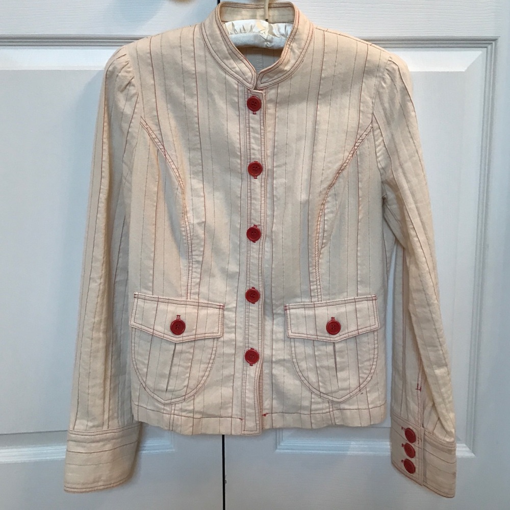 Cute Mandarin Collared Blazer - image 1