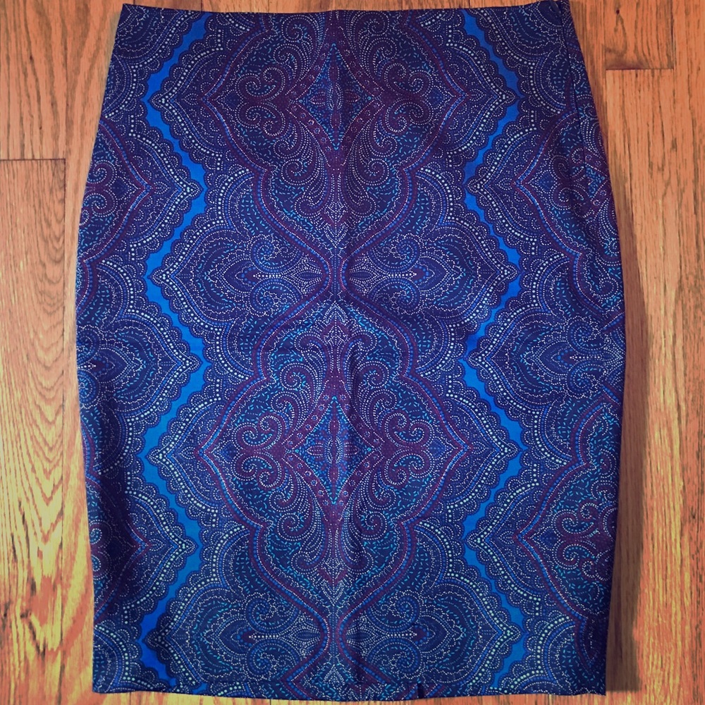 The Limited Patterned Pencil Skirt