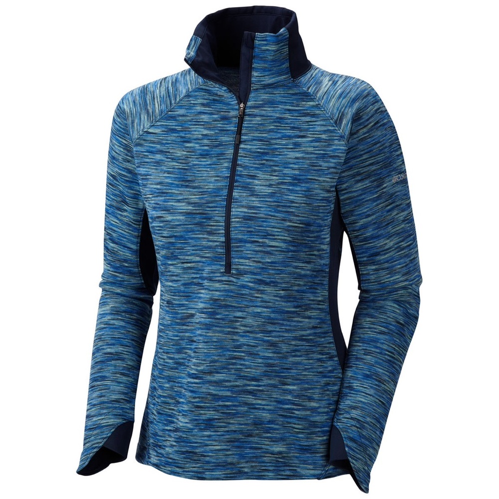Columbia Spacedye II Optic pullover XS blue fleece