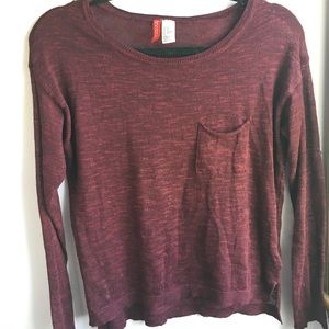 H&M maroon sweater