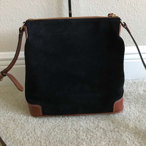 Dooney & Bourke Suede Oversized Crossbody Bag - Picture 2 of 8