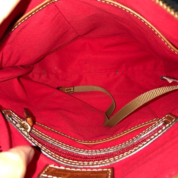 Dooney & Bourke Suede Oversized Crossbody Bag - Picture 3 of 8