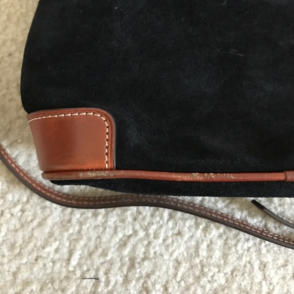 Dooney & Bourke Suede Oversized Crossbody Bag - Picture 5 of 8