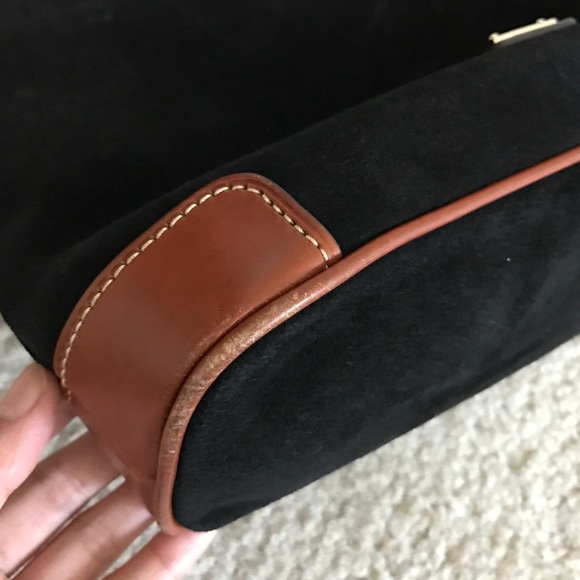 Dooney & Bourke Suede Oversized Crossbody Bag - Picture 7 of 8