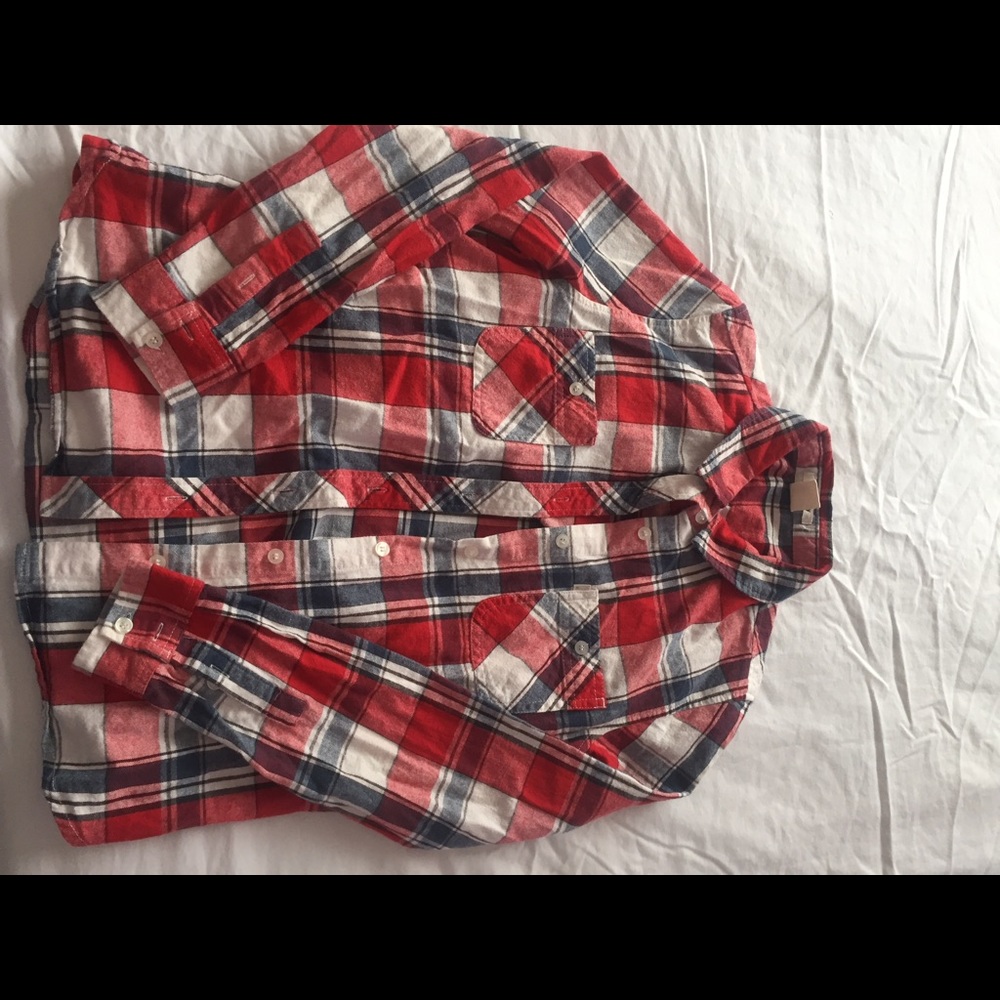 Levi's red white and blue classic flannel