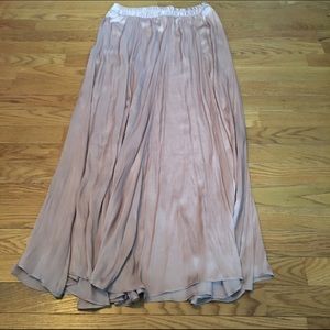 Zara blush pink skirt