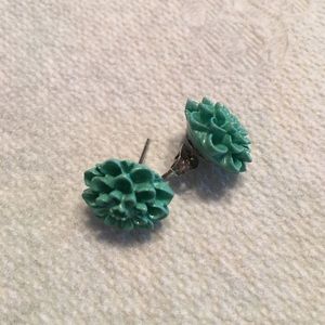 Turquoise Flower Earrings