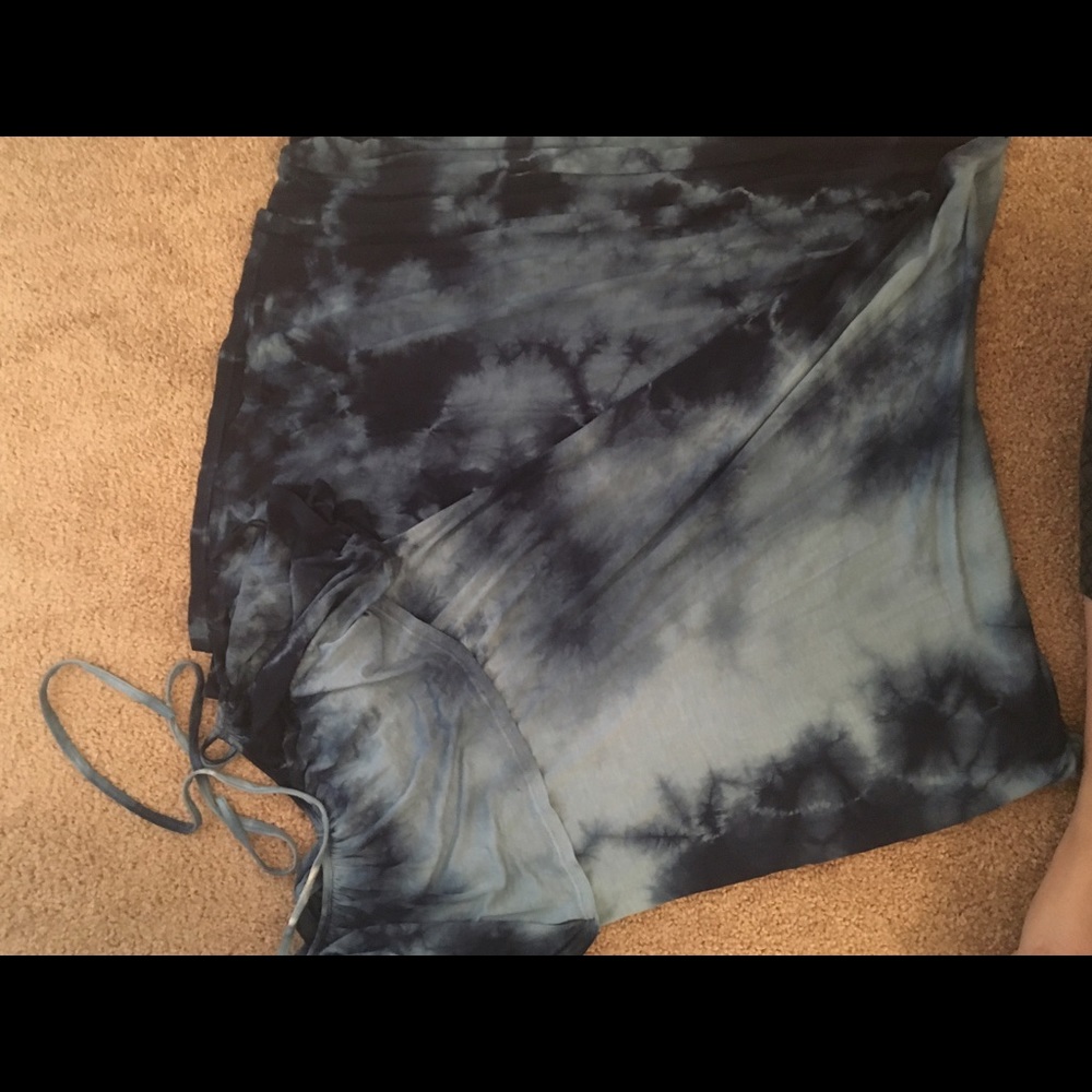 Floor length tie dye halter  dress from Colombia