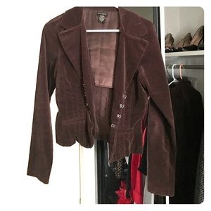 Brown blazer