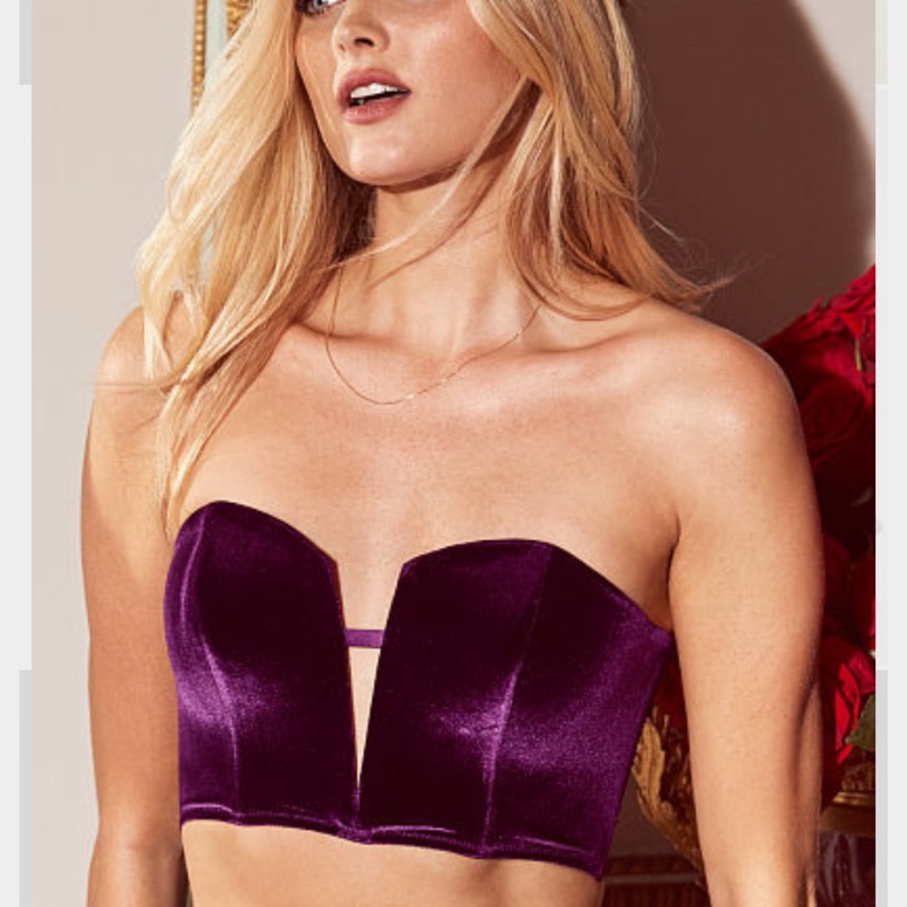 Victoria Secret velvet bustier