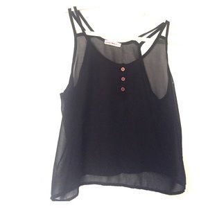 Black brandy melville tank