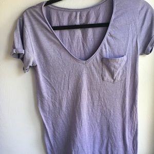 American eagle purple v neck