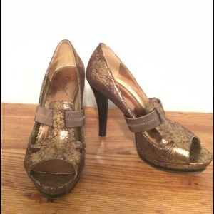 Carlos by Carlos Santana Open Toe Pumps