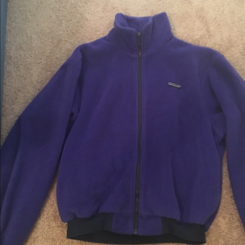 Old school Patagonia purple fleece
