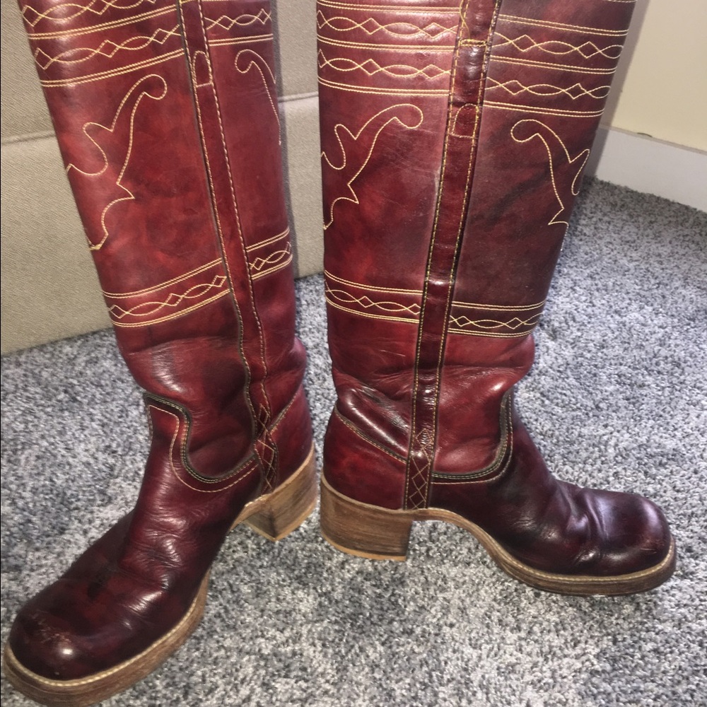Leather Frye Riding Boots