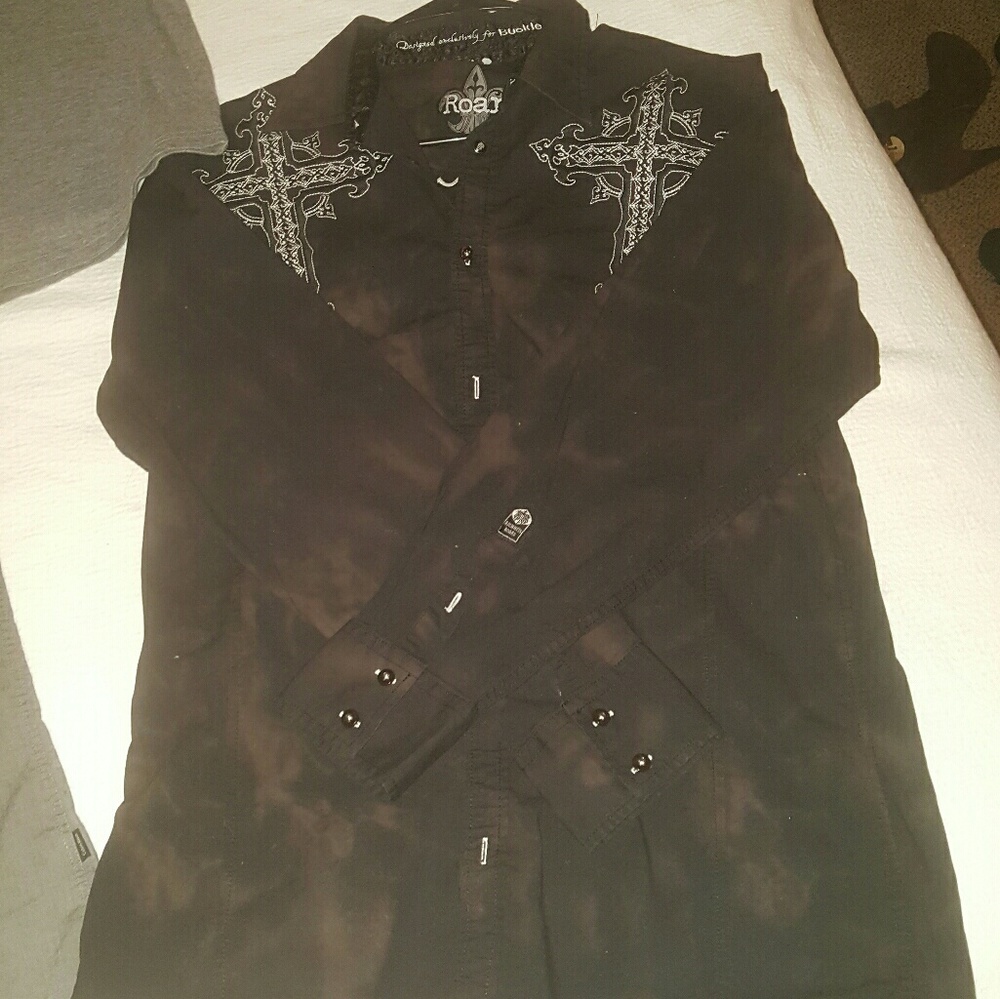 3 button down long sleeve dress shirts