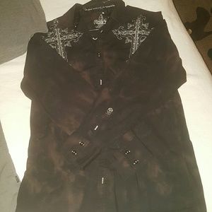 3 button down long sleeve dress shirts