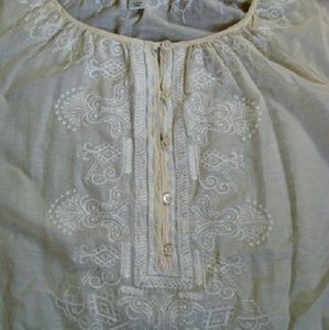 Dress Barn Tops - Embroidered Peasant Blouse Dress Barn Tops - Embroidered Peasant Blouse