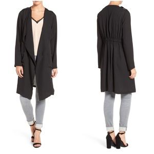 NWOT 'Trouve' Black Duster Coat