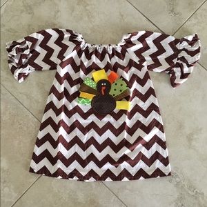 Turkey dress little girls (12m-3yrs)