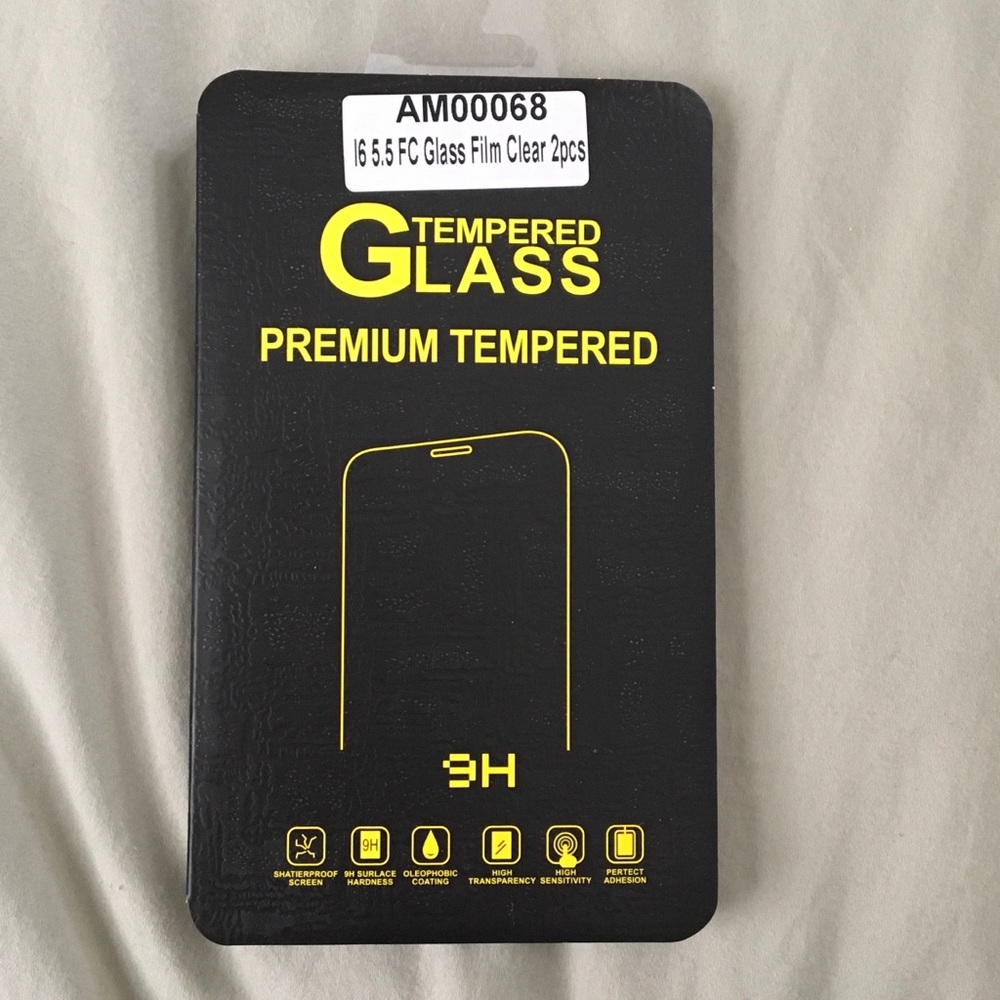 Tempered glass screen protection for iPhone 6 Plus