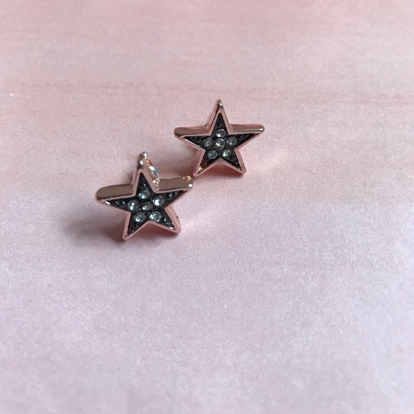 Costume Baldor Jewelry - Star Sparkle Earrings