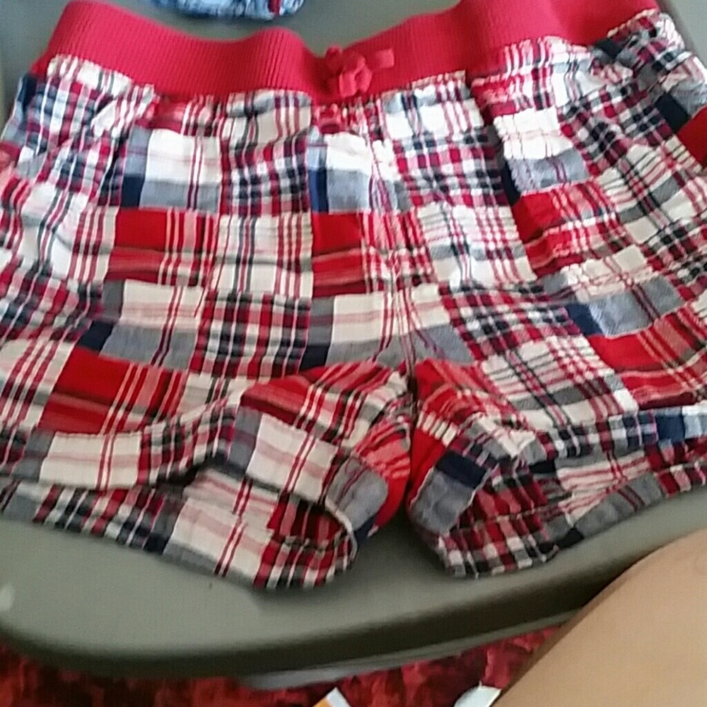 Plaid shorts
